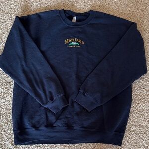 Gildan Men's Dark Blue Crewneck Sweater